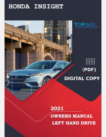 honda insight 2021 owners manual